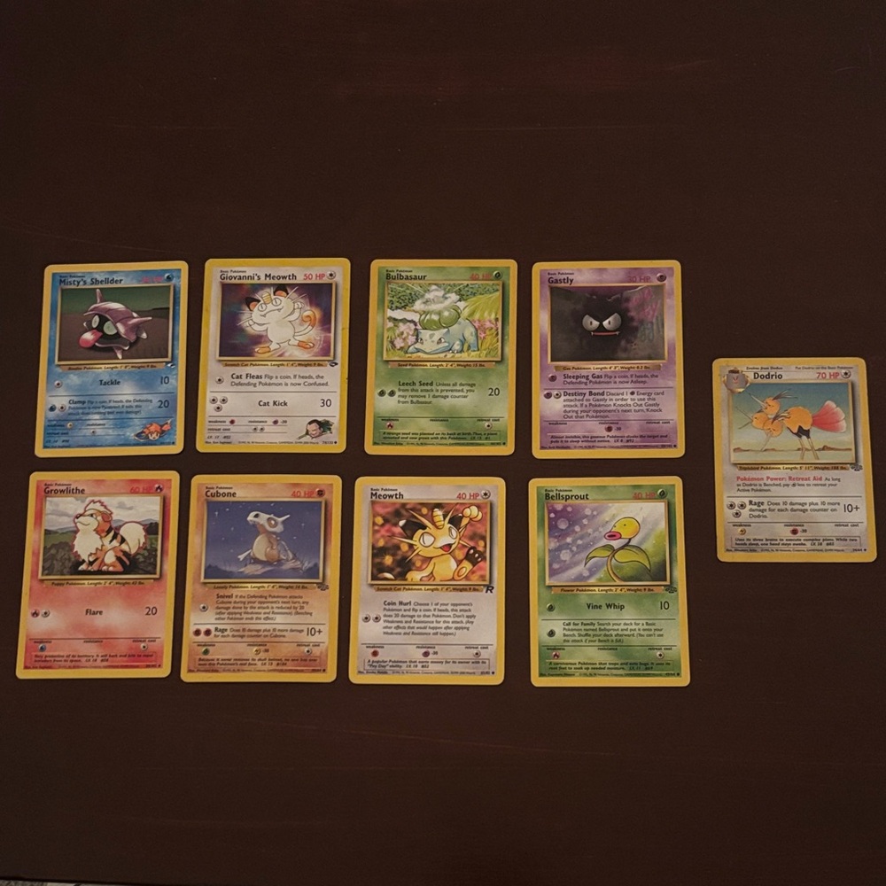 1st Edition Ungraded Pokémon Cards